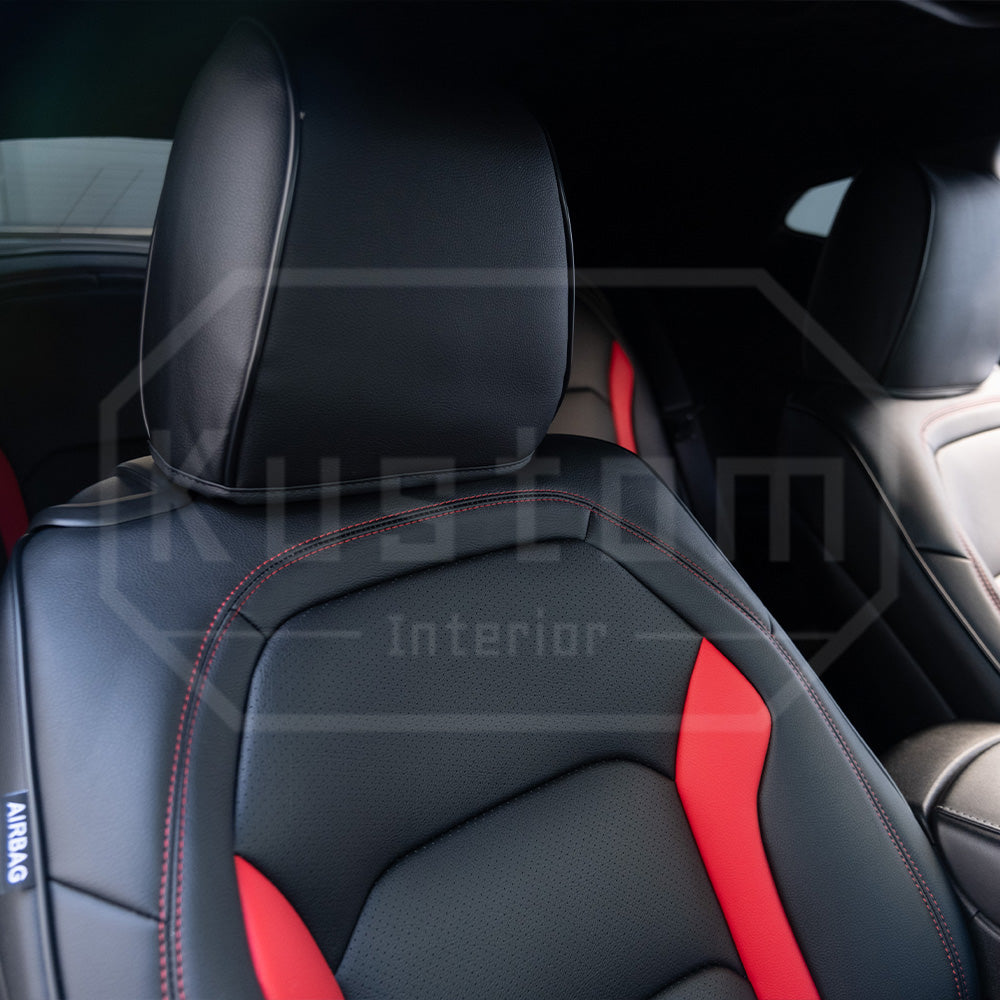 6th Gen Camaro Coupe Custom Leather Seat Covers