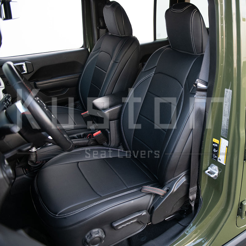 2019+ Jeep Gladiator JT Custom Leather Seat Covers