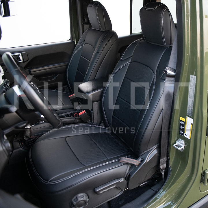 2018+ Jeep Wrangler JL Custom Leather Seat Covers