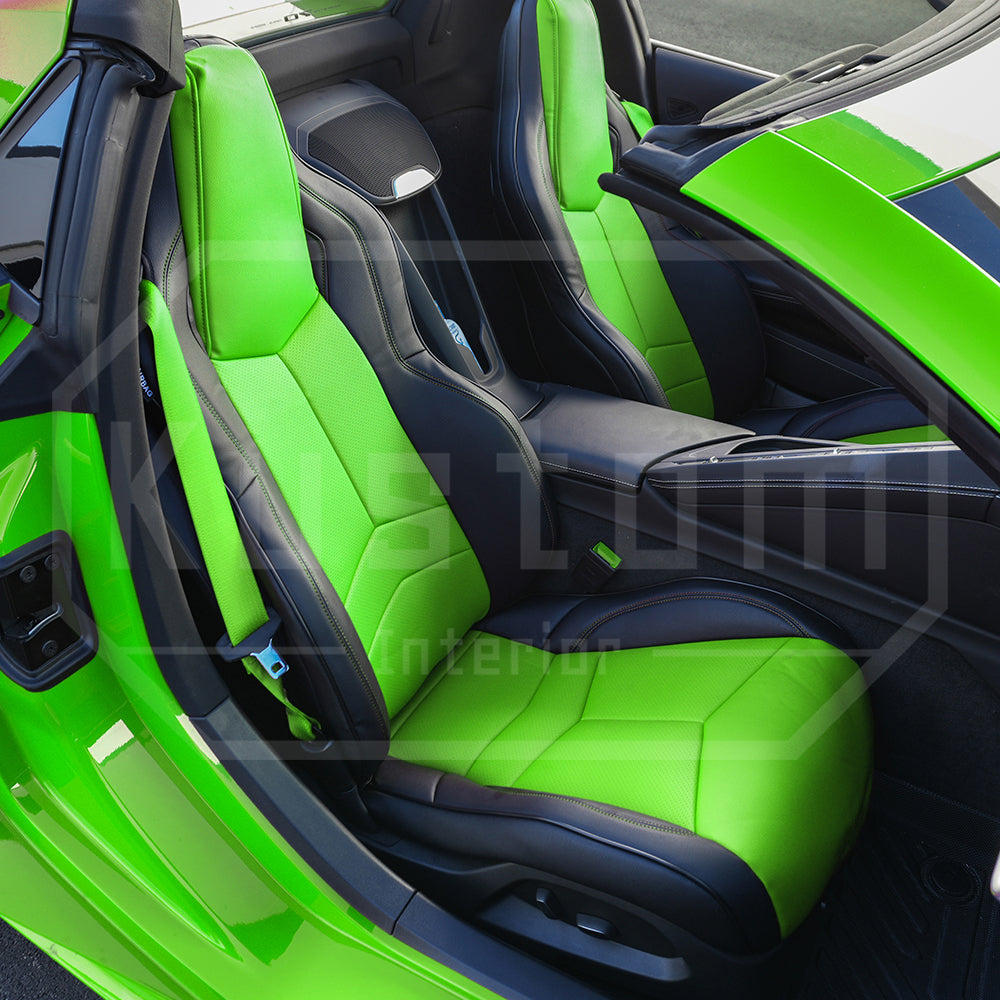 Corvette C8 GT1 Leather Seat Cover (Custom Order)