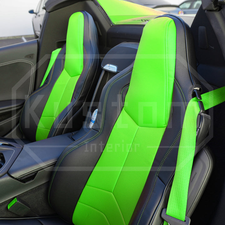 Corvette C8 GT1 Leather Seat Cover (Custom Order)