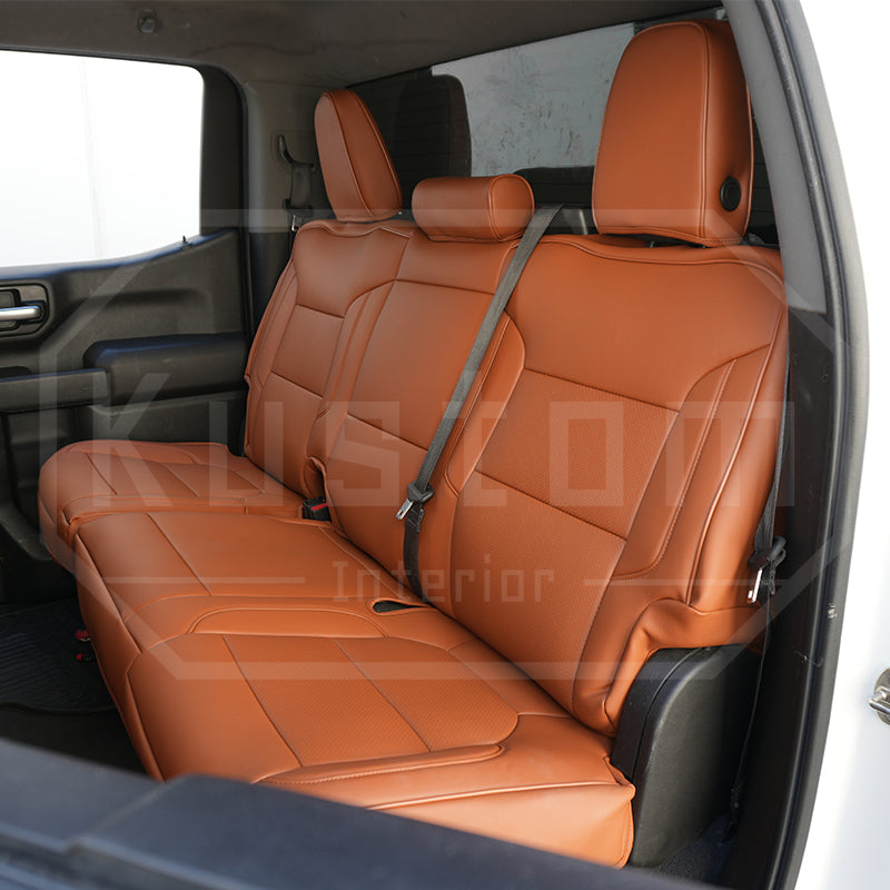 2019+ GMC Sierra Premium Custom Leather Seat Covers