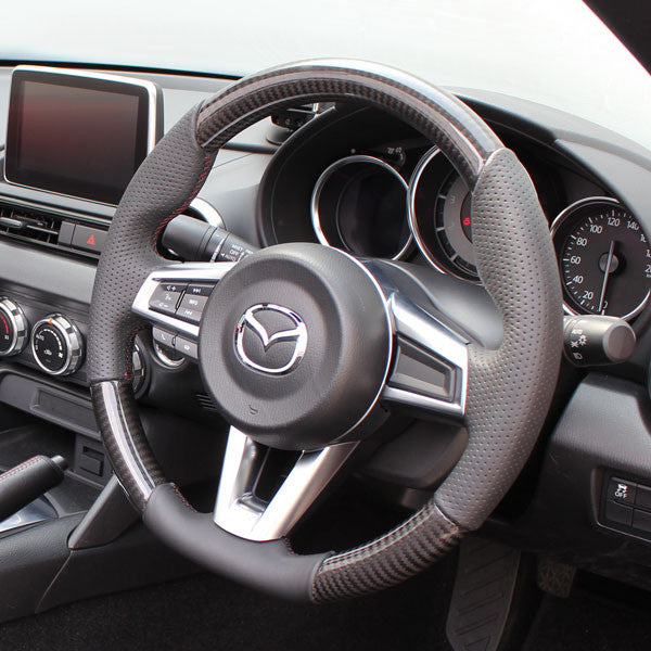 2016-25 Mazda Miata MX-5 Carbon Fiber Steering Wheel (Custom Order)