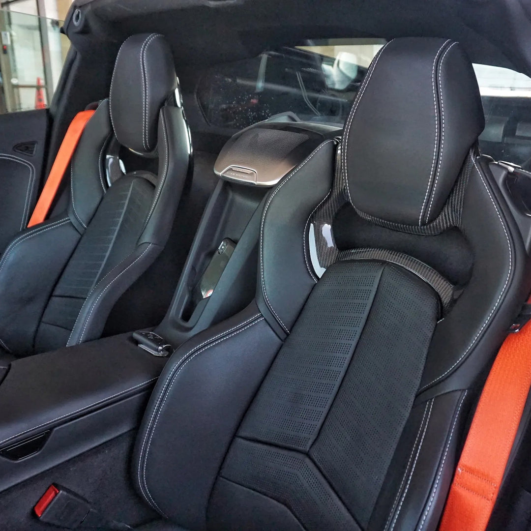Corvette C8 Custom Leather GT2 Seat Cover (Custom Order)