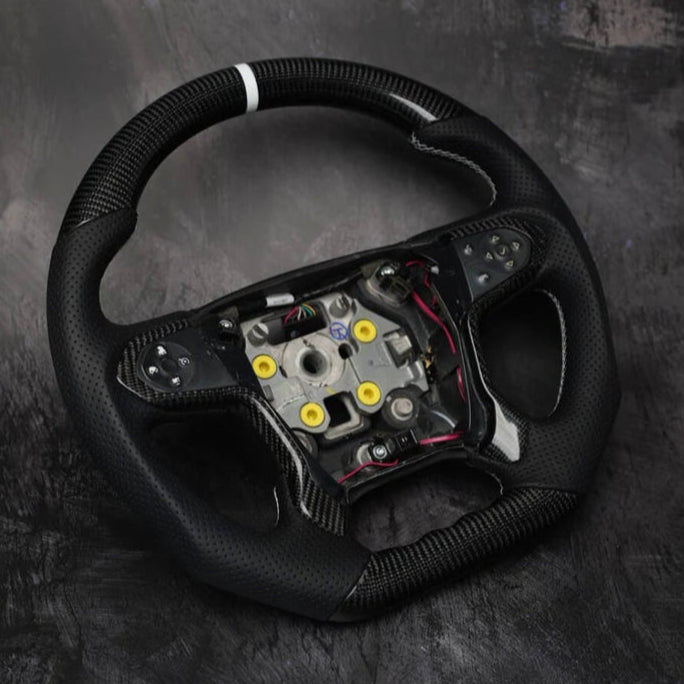 Chevrolet Silverado / Suburban Carbon Fiber Steering Wheel (Custom Order)