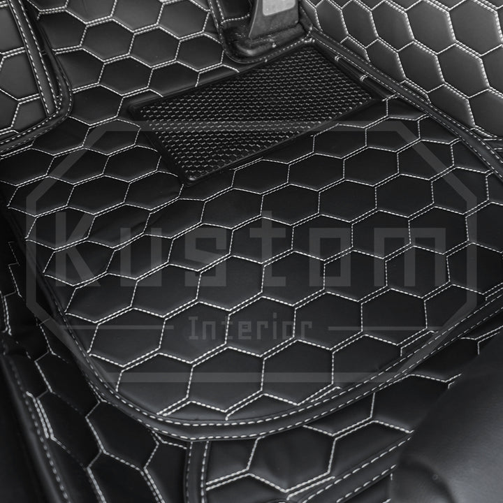 2020+ Toyota Supra Honeycomb Leather Floor Mat