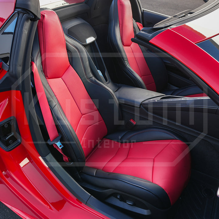 Corvette C8 Custom Leather Seat Covers