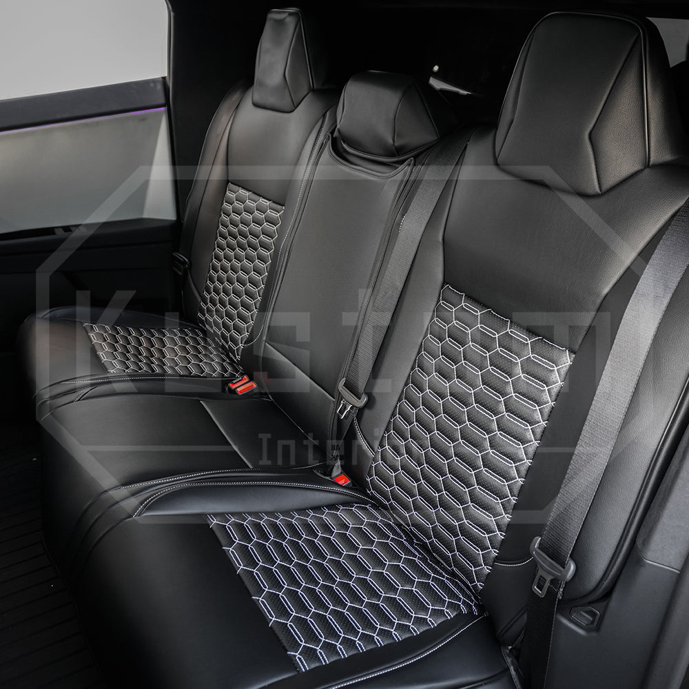 Tesla Cybertruck Custom Leather Seat Covers