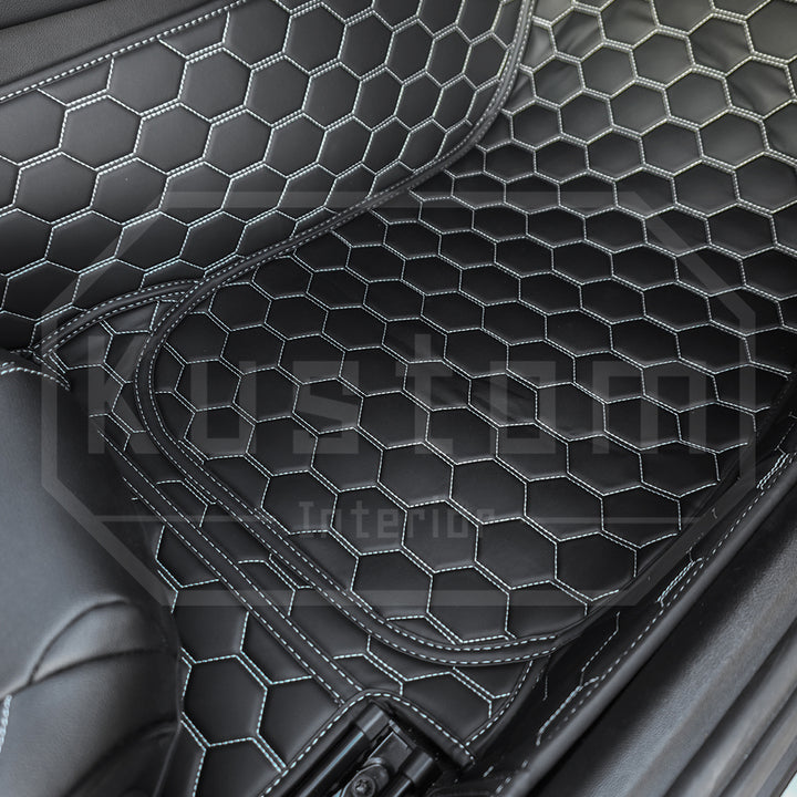 2020+ Toyota Supra Honeycomb Leather Floor Mat