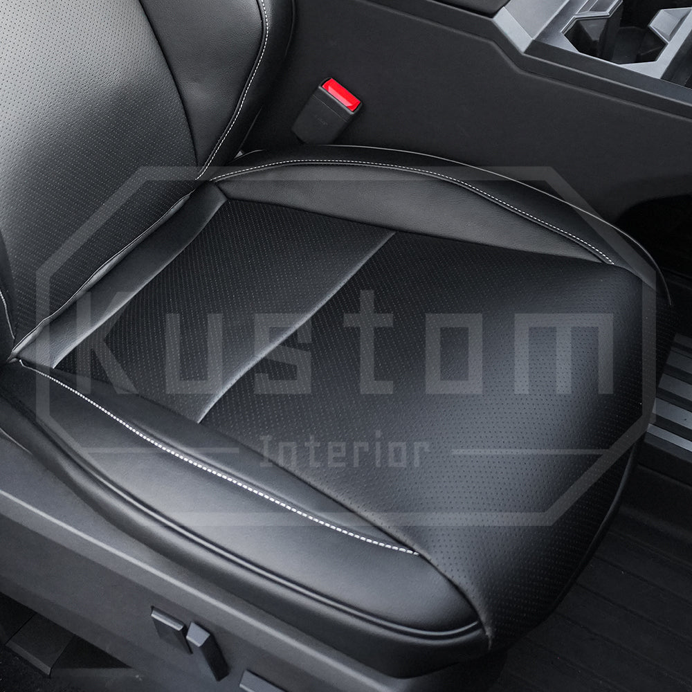 Tesla Cybertruck Custom Leather Seat Covers