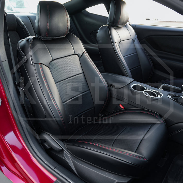 2015+ Ford Mustang Coupe Custom Leather Seat Covers