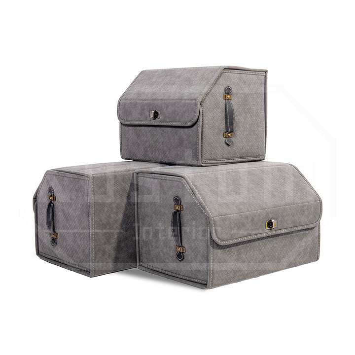 Kustom Interior™ Suede Weave Trunk Organizer