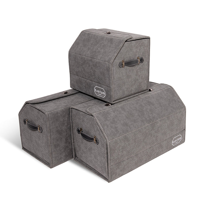 Kustom Interior™ Suede Weave Trunk Organizer