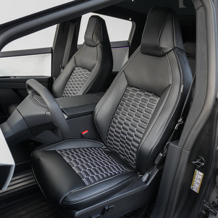 Tesla Cybertruck Custom Leather Seat Covers