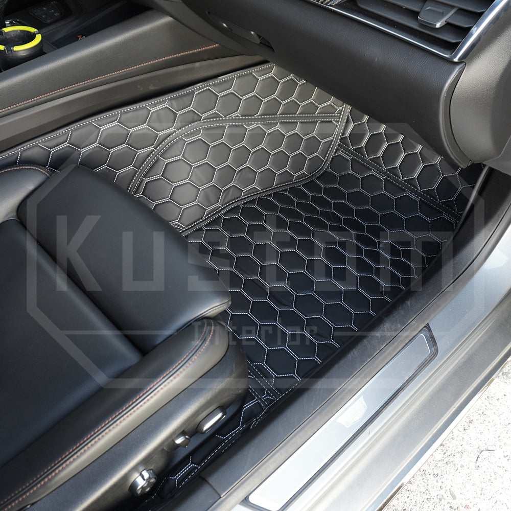 2020+ Cadillac CT5 / CT5-V Custom Leather Floor Mat