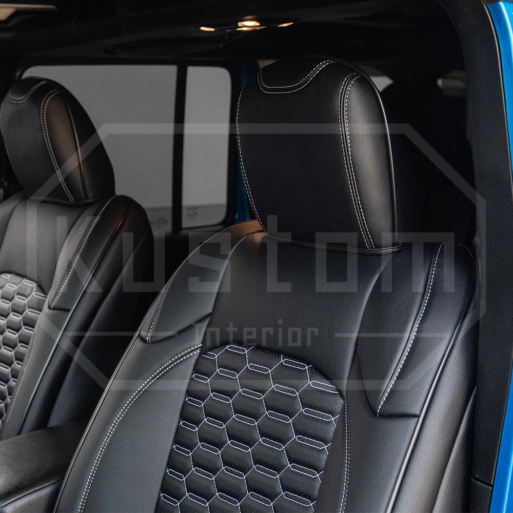 2018+ Jeep Wrangler JL Custom Leather Seat Covers