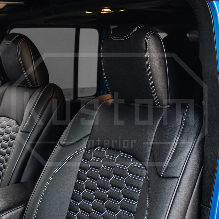 2019+ Jeep Gladiator JT Custom Leather Seat Covers