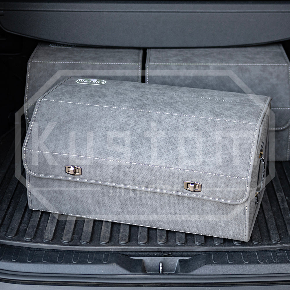 Kustom Interior™ Suede Weave Trunk Organizer