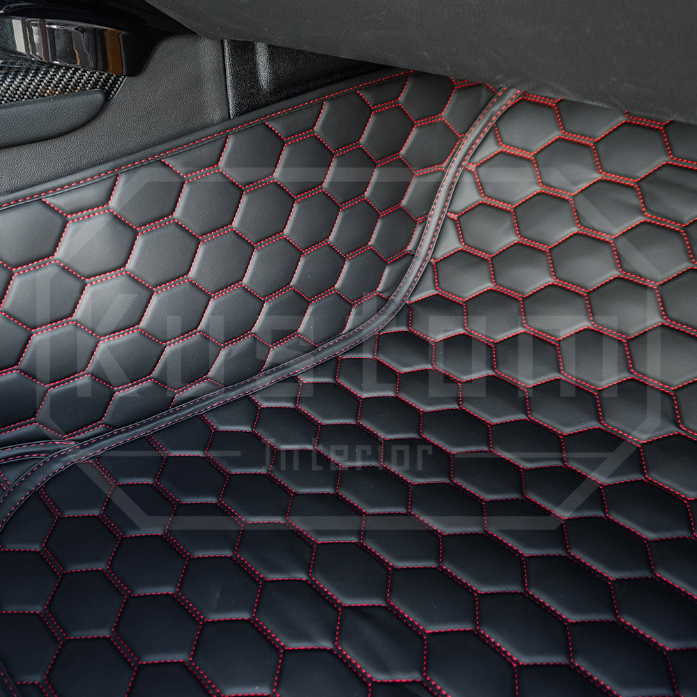 2020+ Toyota Supra Honeycomb Leather Floor Mat