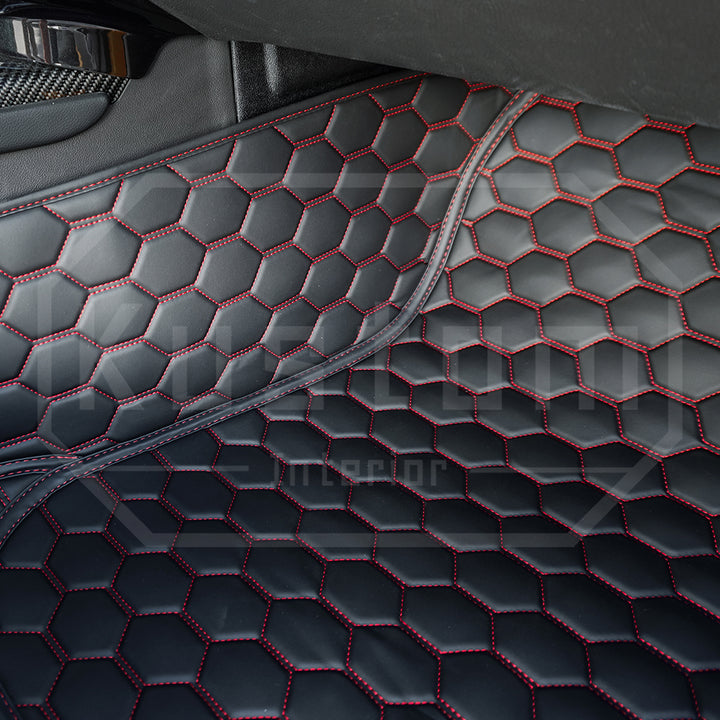 2020+ Toyota Supra Honeycomb Leather Floor Mat