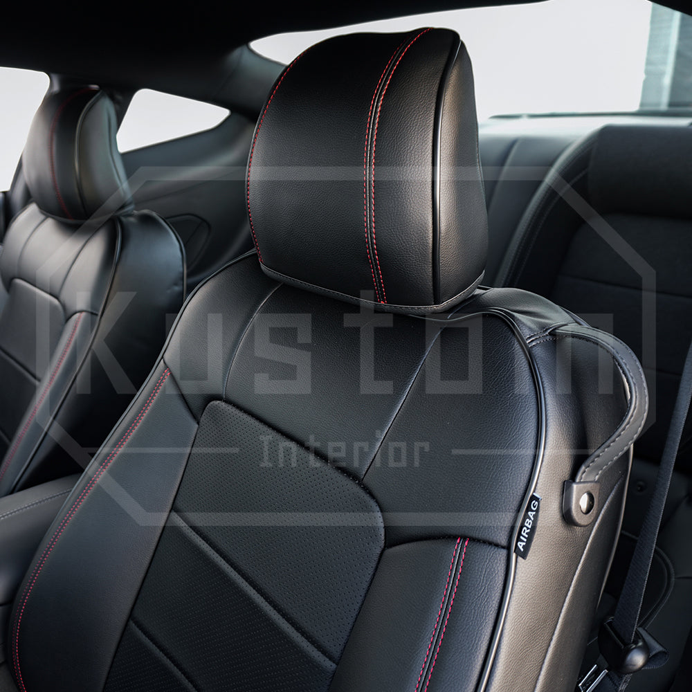 2015+ Ford Mustang Coupe Custom Leather Seat Covers