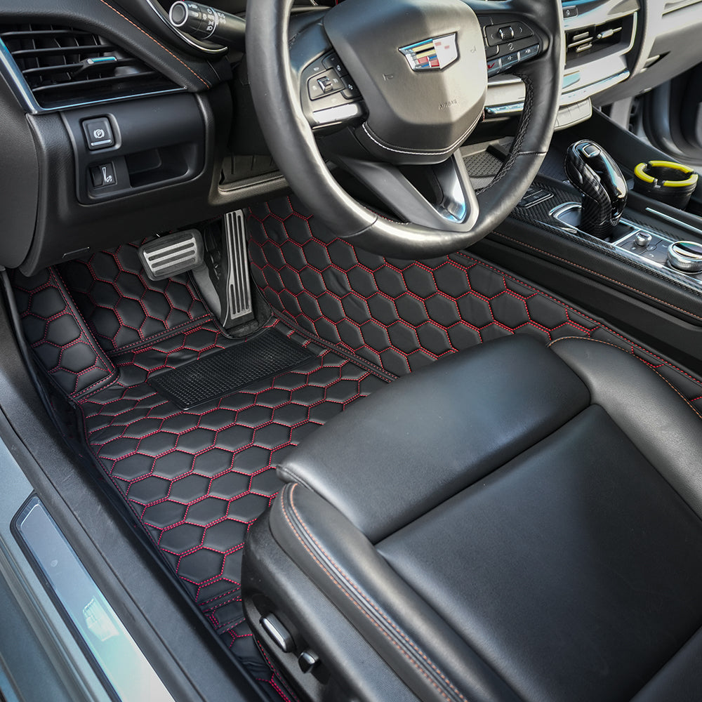 2020+ Cadillac CT5 / CT5-V Custom Leather Floor Mat