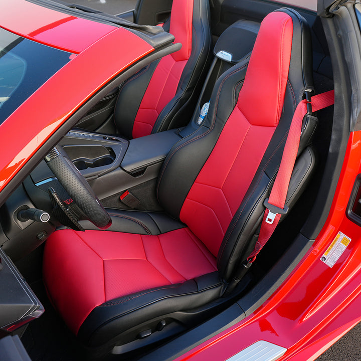 Corvette C8 Custom Leather Seat Covers