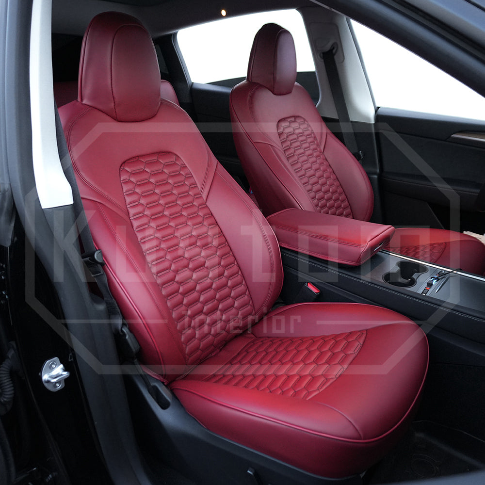 2017-23 Tesla Model 3 Custom Leather Seat Covers