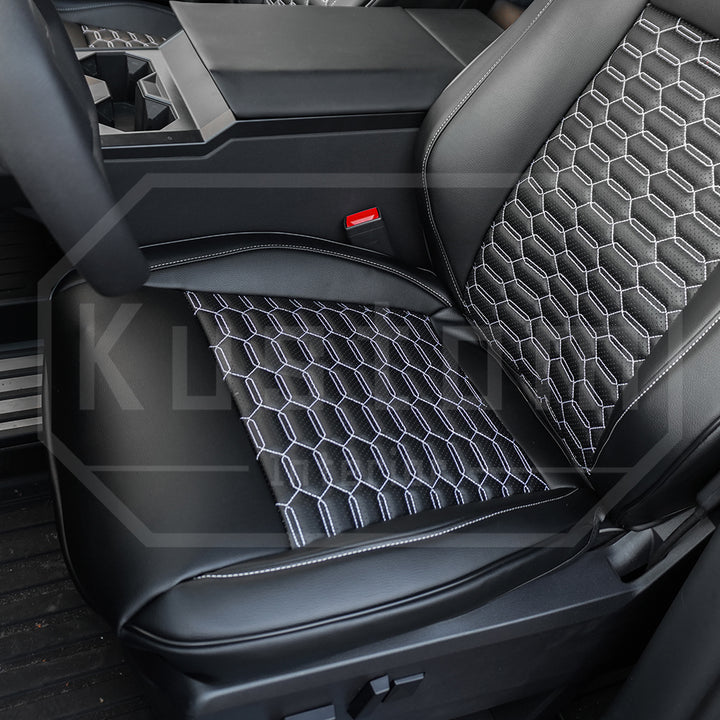 Tesla Cybertruck Custom Leather Seat Covers