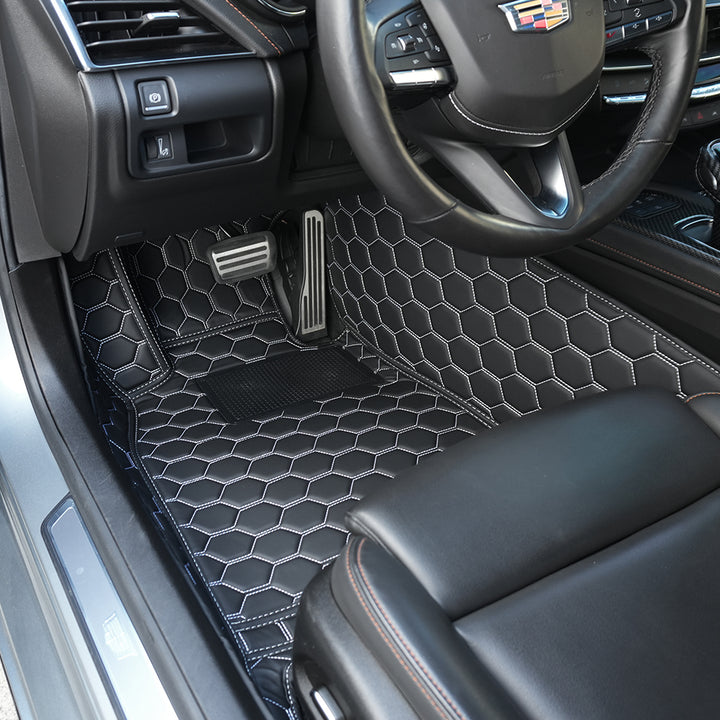 2020+ Cadillac CT5 / CT5-V Custom Leather Floor Mat