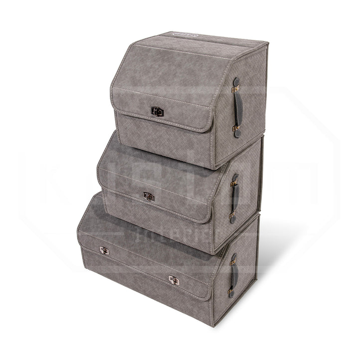 Kustom Interior™ Suede Weave Trunk Organizer