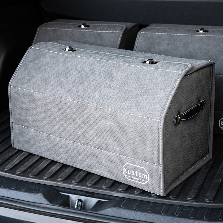 Kustom Interior™ Suede Weave Trunk Organizer