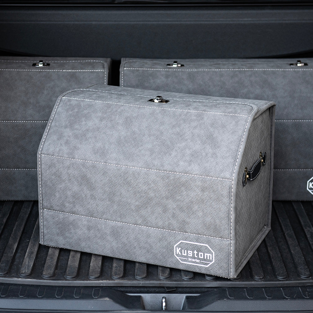 Kustom Interior™ Suede Weave Trunk Organizer