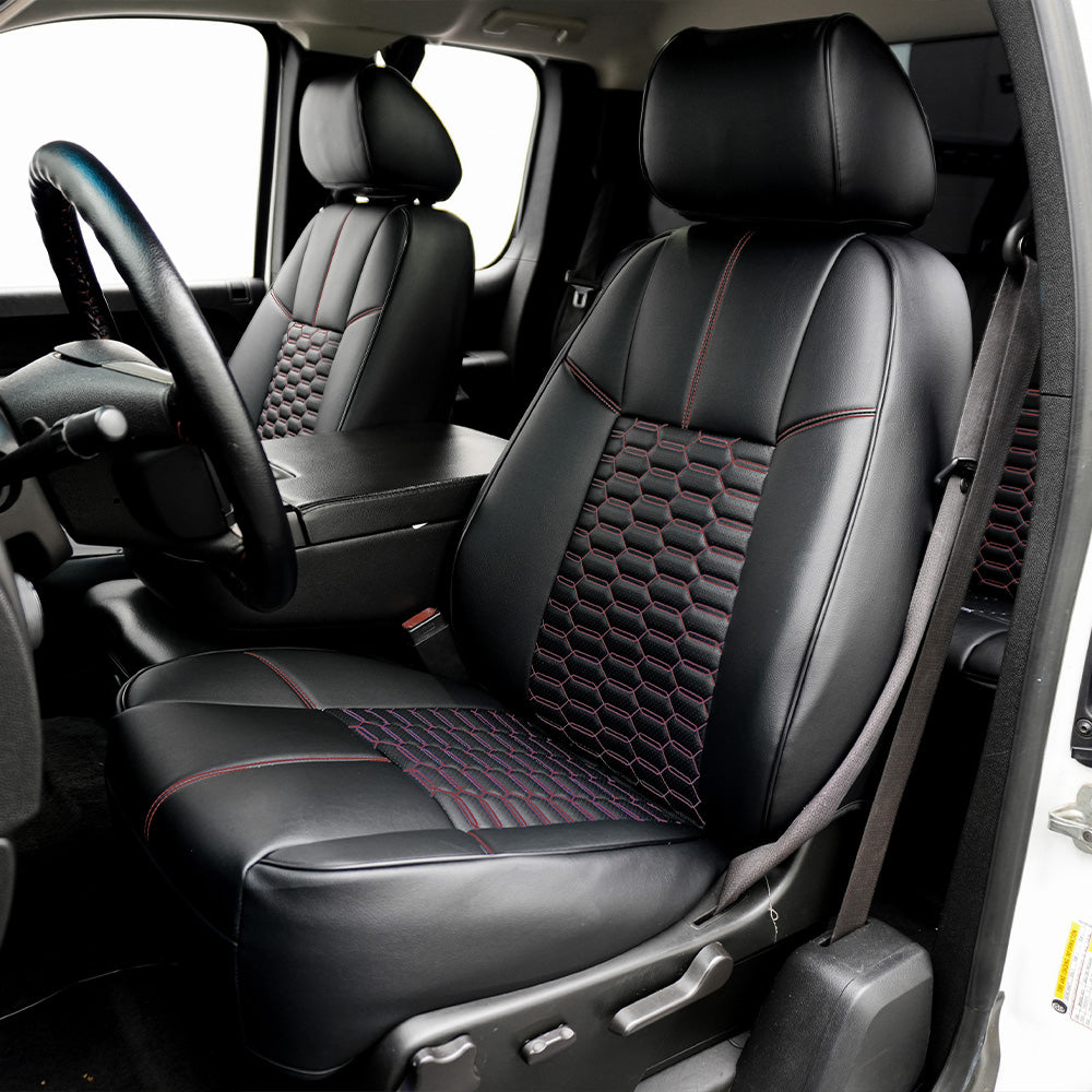 2007-13 Chevrolet Silverado Custom Leather Seat Covers