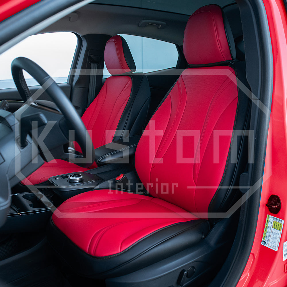 Housses De Siège Auto Ford Mustang Mach-E - 5 Places - Motif 3D - Polyester Respirant - Noir