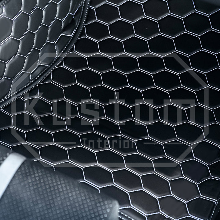 2022+ Toyota GR86 / Subaru BRZ Honeycomb Leather Floor Mat Liners