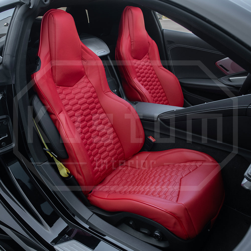 Corvette C8 Custom Leather Seat Covers