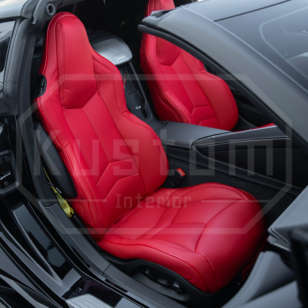 Corvette C8 Custom Leather Seat Covers