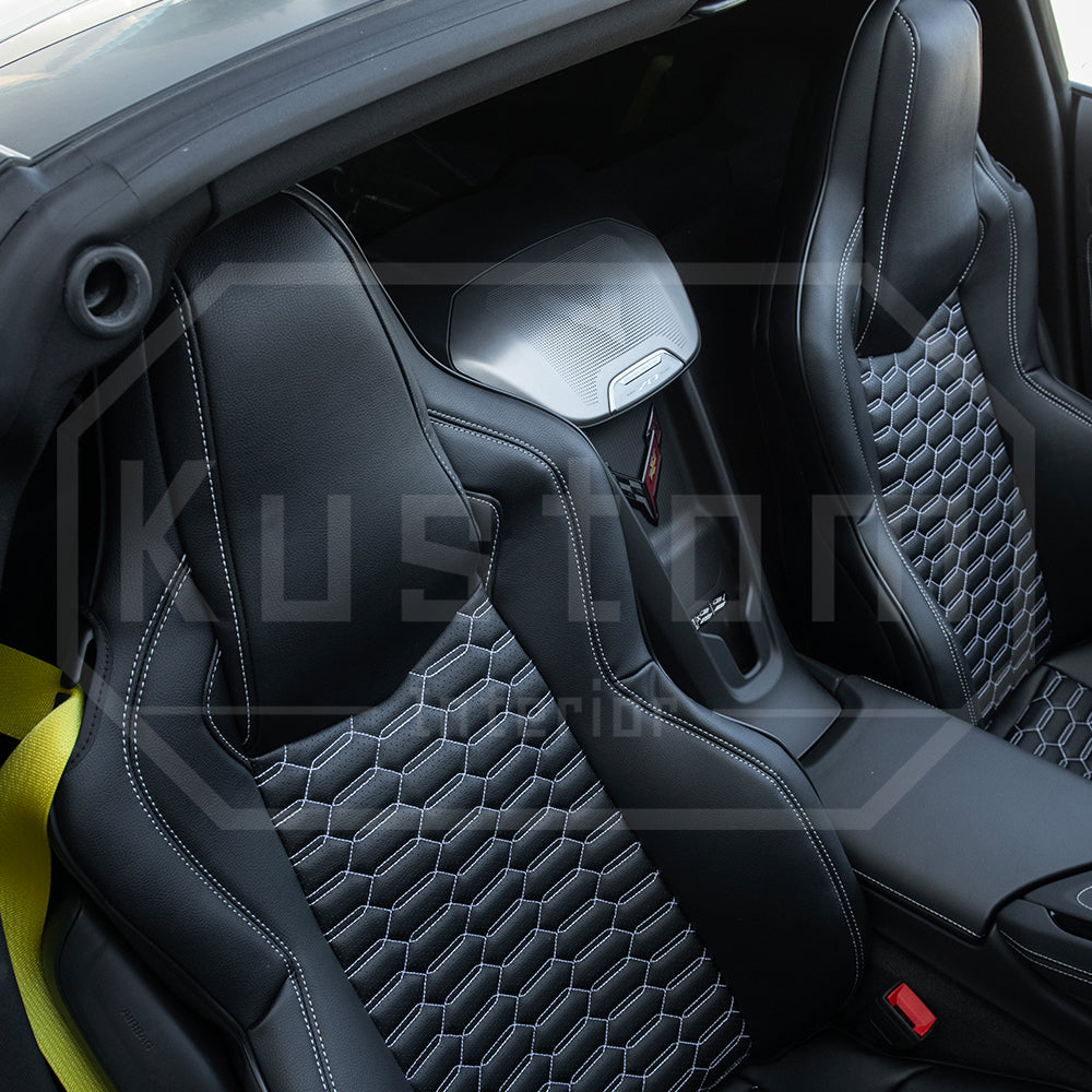 Corvette C8 Custom Leather Seat Covers