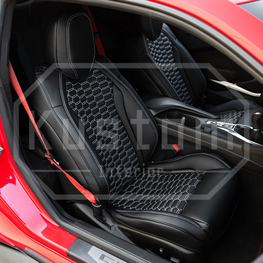 6th Gen Camaro Recaro Custom Leather Seat Covers