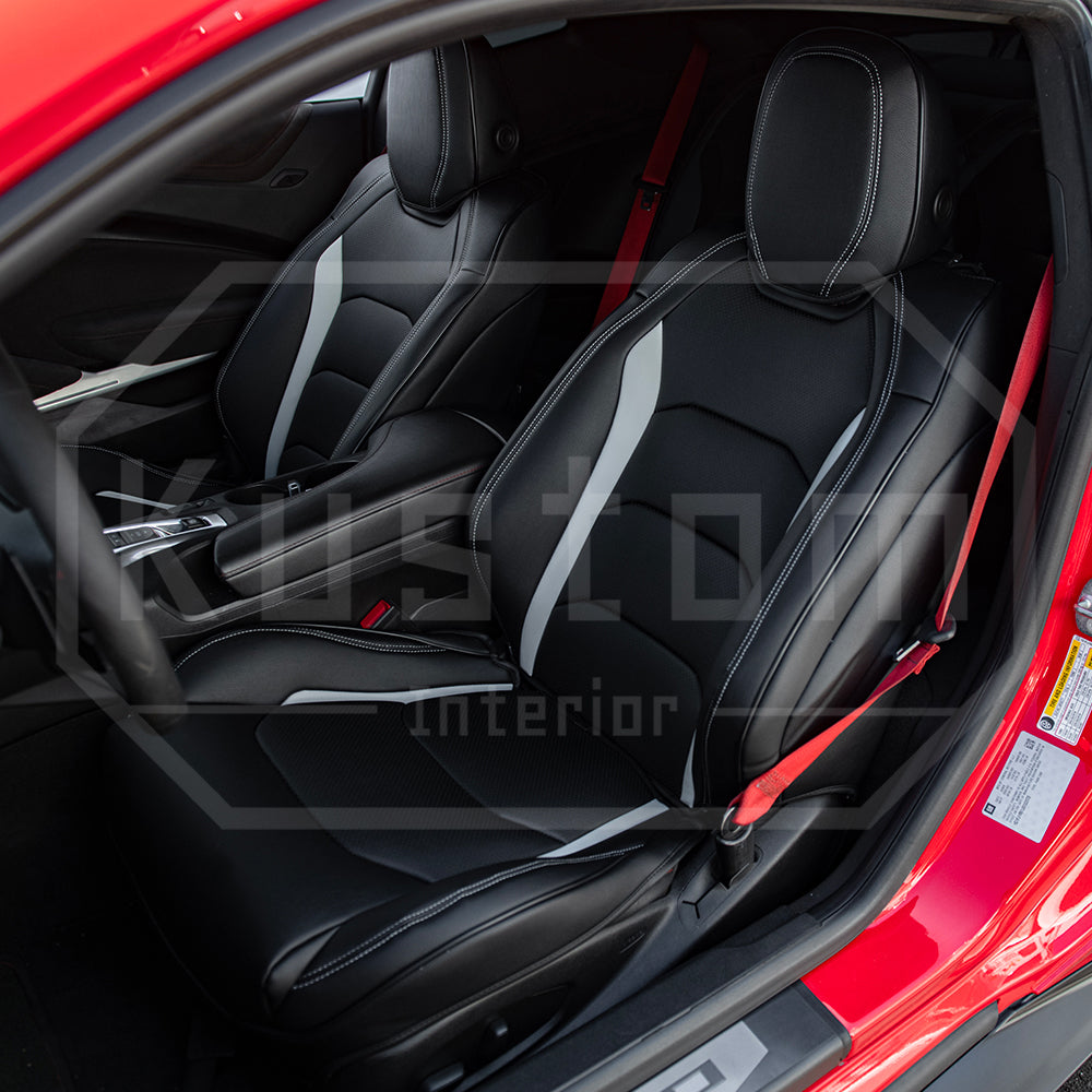 6th Gen Camaro Recaro Custom Leather Seat Covers