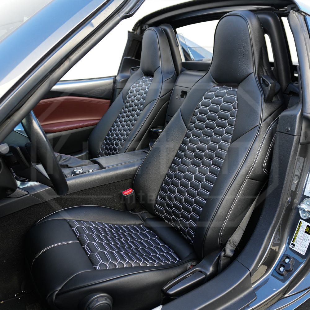 2016-25 Mazda Miata MX-5 Leather Seat Covers (Custom Order)
