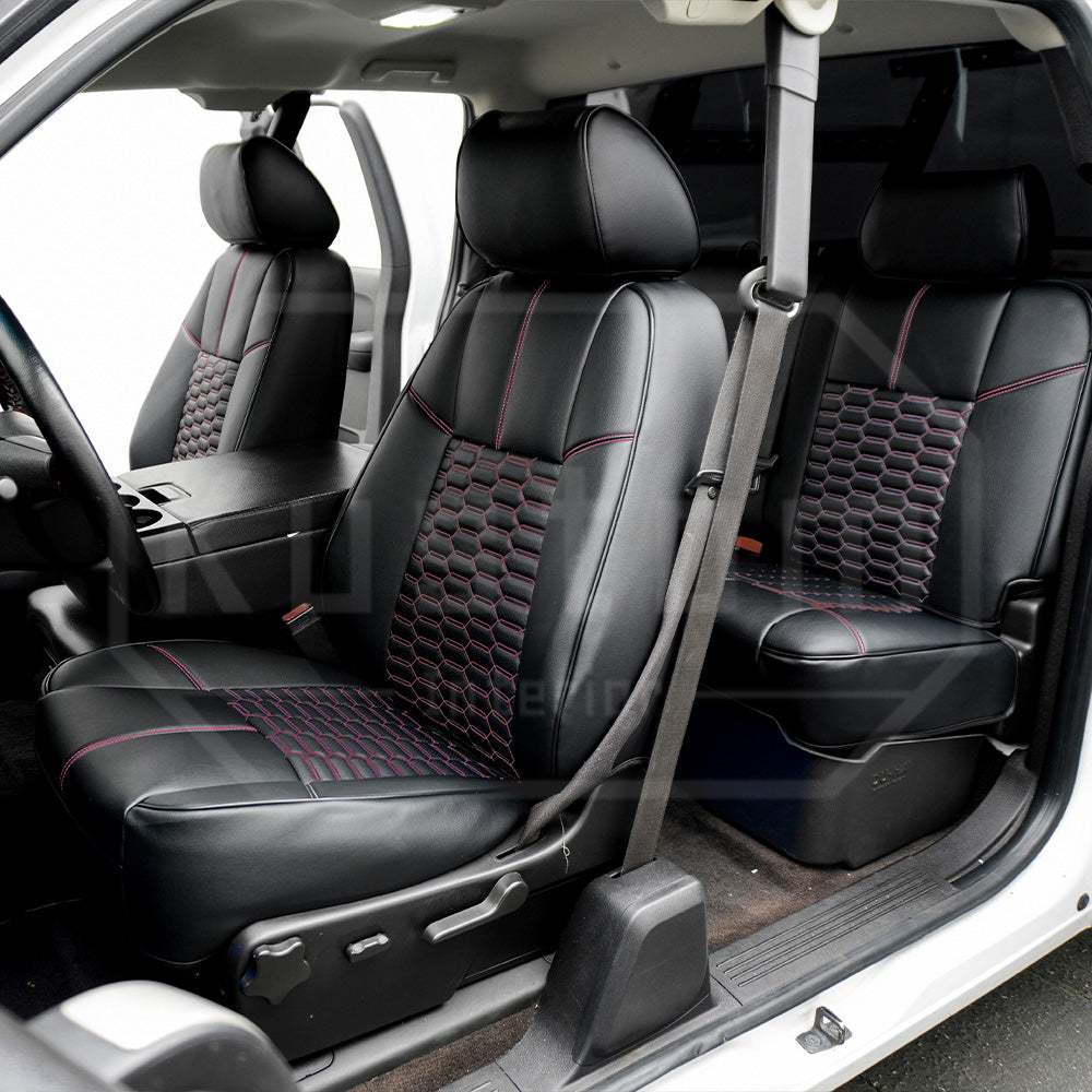 2007-13 Chevrolet Silverado Custom Leather Seat Covers