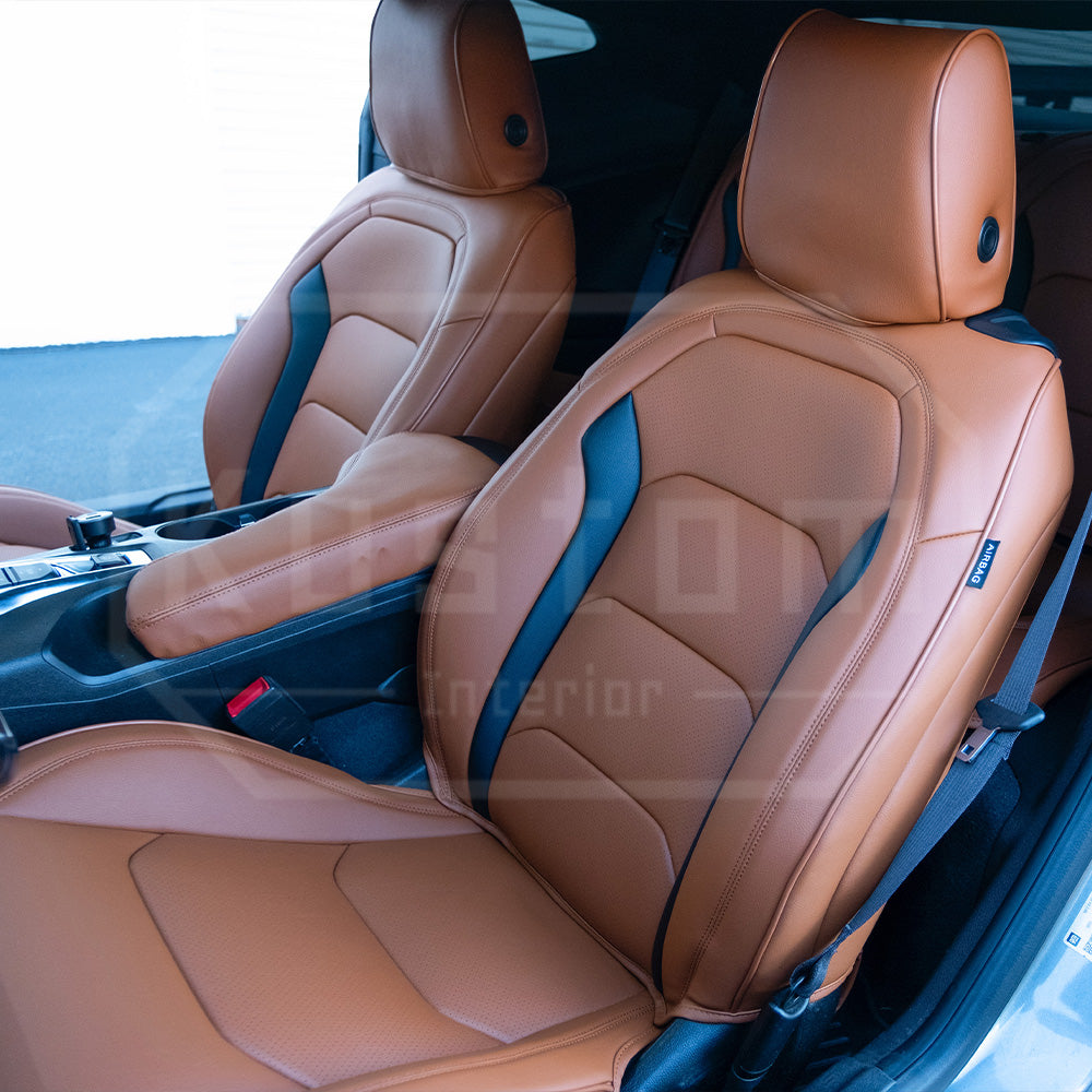 6th Gen Camaro Coupe Custom Leather Seat Covers