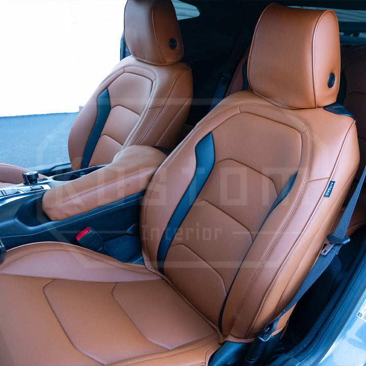 6th Gen Camaro Coupe Custom Leather Seat Covers