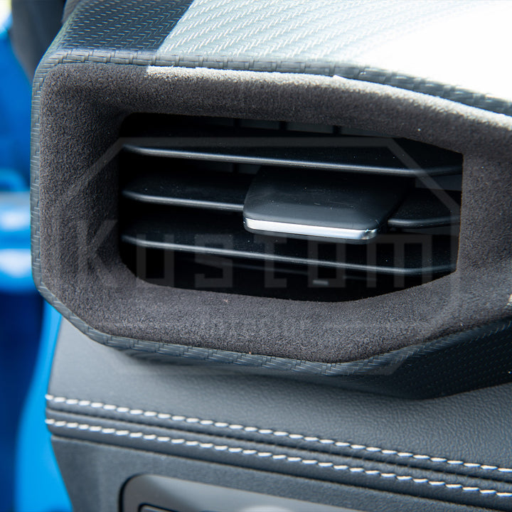 2024+ Ford Mustang S650 Suede Leather Air Vent Trim