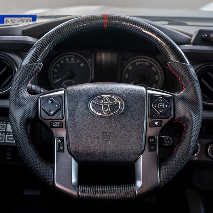 Toyota Tacoma Carbon Fiber Steering Wheel (Custom Order)