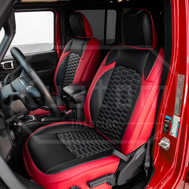 2018+ Jeep Wrangler JL Custom Leather Seat Covers