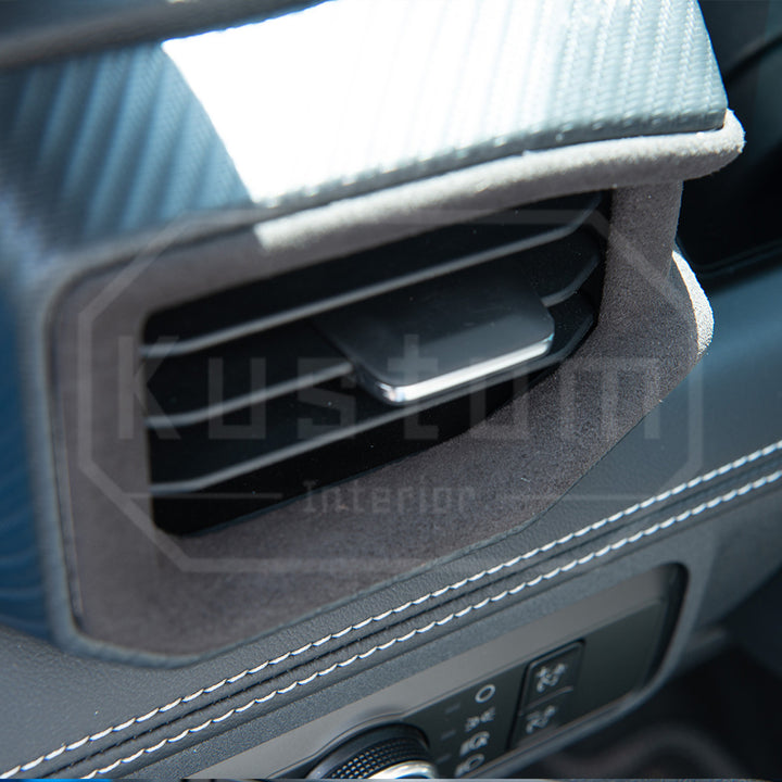 2024+ Ford Mustang S650 Suede Leather Air Vent Trim