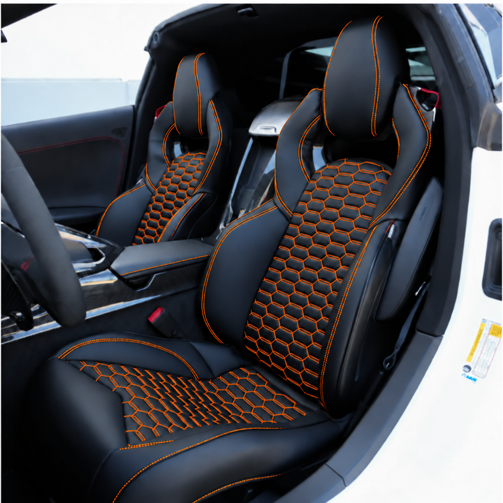 Corvette C8 Custom Leather GT2 Seat Cover (Custom Order)